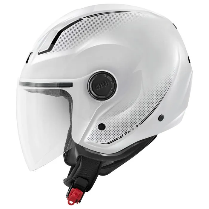 [H117BB91053] CASCO DEMI JET H11.7 BLANCO GIVI (XS)