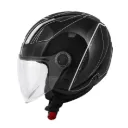 CASCO DEMI JET H11.7 NEGRO/BLANCO GIVI