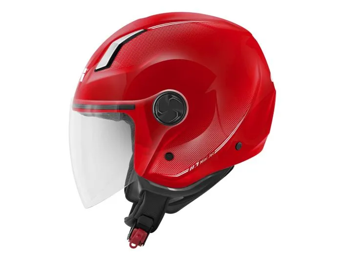 CASCO DEMI JET H11.7 ROJO GIVI