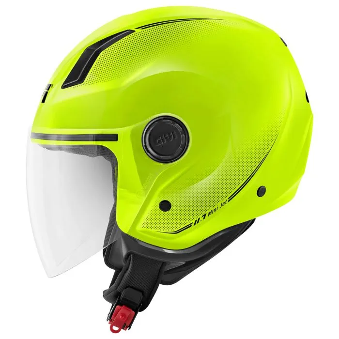 CASCO DEMI JET H11.7 LIME FLO GIVI