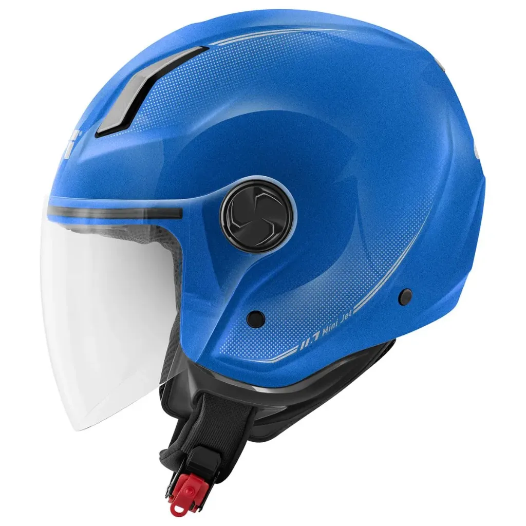 CASCO DEMI JET H11.7 SKY BLUE GIVI