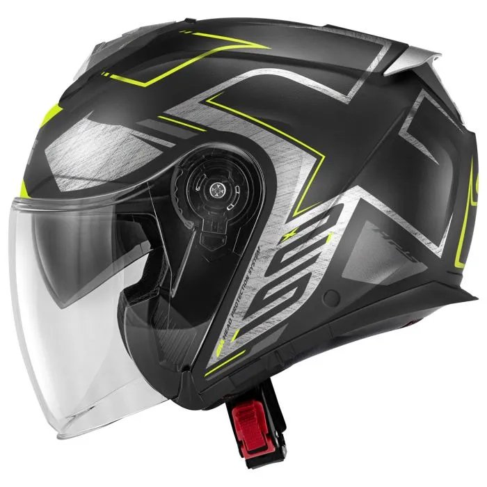 [HX25FTCBY56] CASCO HX25 NEGRO/TITANIO/AMARILLO GIVI (S)