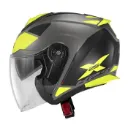 CASCO JET TARGET HX25 TITANIO/NEGRO GIVI