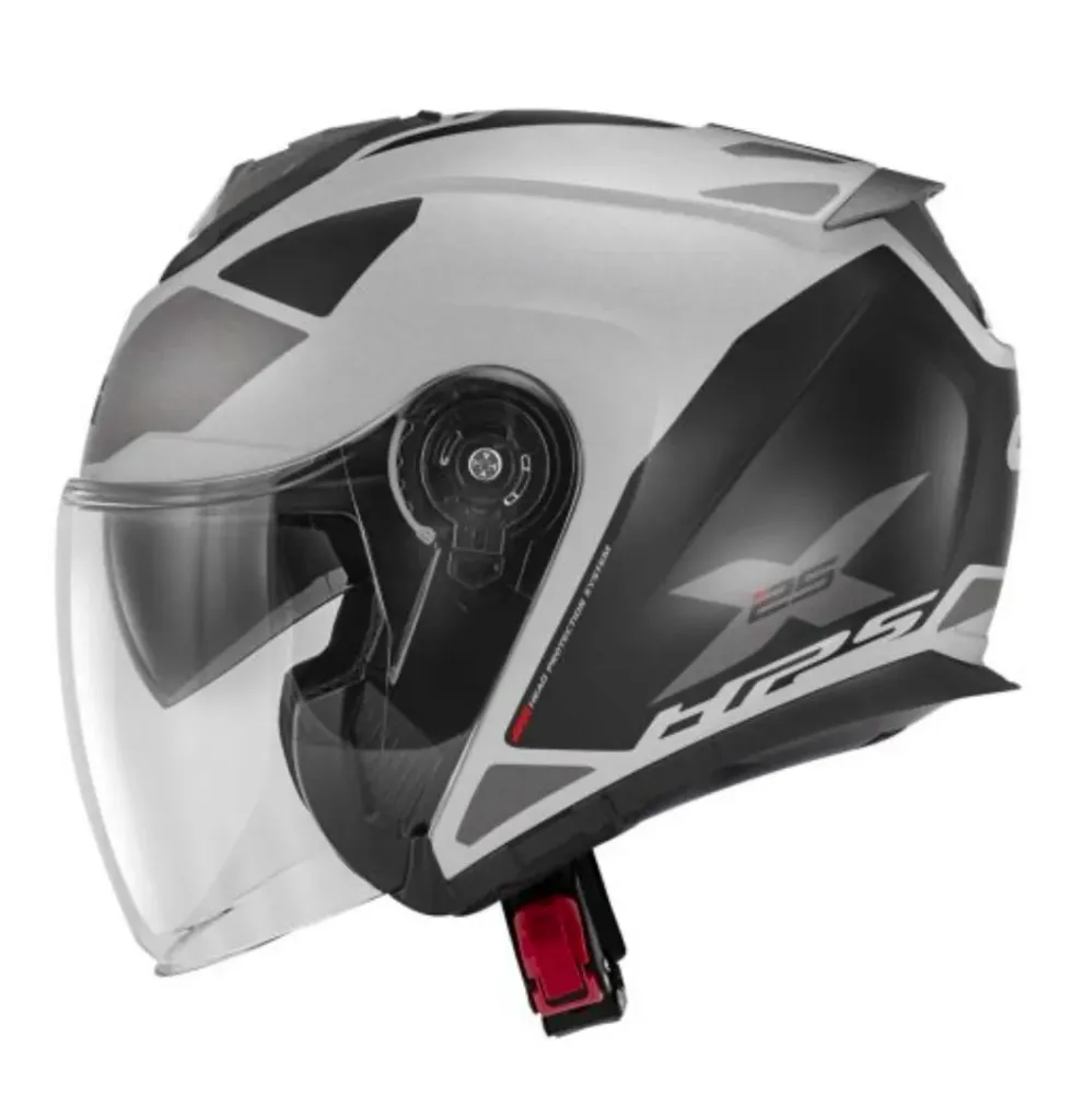 CASCO JET TARGET HX25 TITANIO/NEGRO GIVI