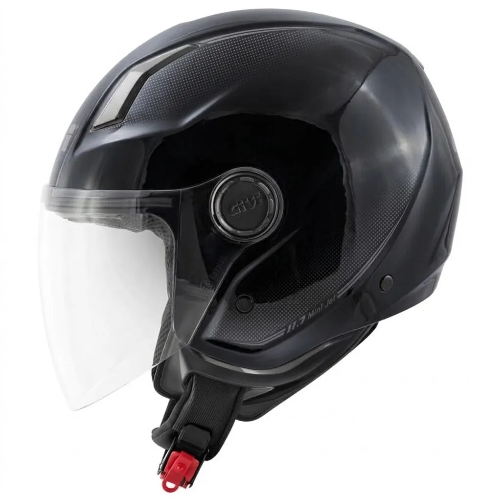 CASCO DEMI JET H11.7 NEGRO GIVI