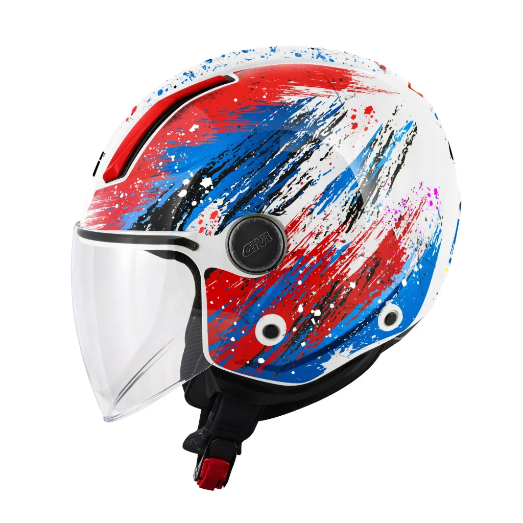 CASCO D-JET H11.7 OXYGEN BLANCO/NEGRO/ROJO/AZUL GIVI