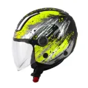 CASCO D-JET H11.7 OXYGEN NEGRO/AMARILLO/BLANCO/GRIS GIVI